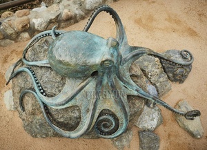 Escultura de <span class=keywords><strong>Pulpo</strong></span> Gigante de Bronce, Estilo Kraken, <span class=keywords><strong>para</strong></span> Decoración, de Strand of Life - Product Image 4