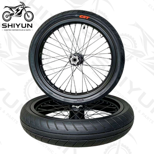 Ensemble de roues Sur-Ron Light Bee |   Kit de pneus et jantes noirs pour moto de cross supermotard 17 x 1,60 pouces et 17 x 2,15 pouces - Product Image 4