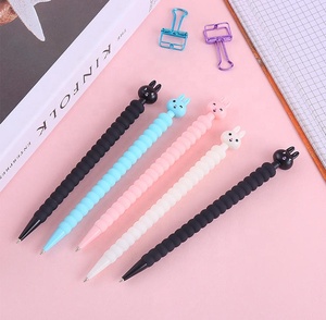 Copllent crayon automatique étudiants dessin animé en plastique crayon mécanique fille coeur petit <span class=keywords><strong>lapin</strong></span> blanc mignon crayon mécanique - Product Image 5
