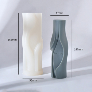 Moule en silicone pour bougie d'aromathérapie en forme de bouteille de style européen, moules personnalisés faits à la main pour la décoration de la maison, artisanat, cadeau - Product Image 4