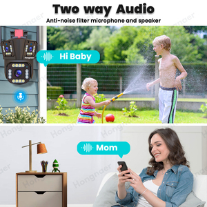 Đầy đủ màu sắc HD tầm nhìn ban đêm đẩy báo động 3 ống kính nhà thông minh ngoài trời cctv IP PTZ không dây video giám sát Wifi <span class=keywords><strong>Camera</strong></span> An Ninh - Product Image 4