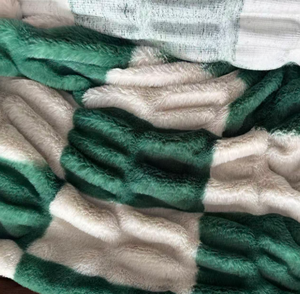 Chăn lông giả thỏ mềm mại, hai mặt, chất liệu spandex xếp ly sang trọng, kích thước 30*36 inch, dùng cho mùa đông - Product Image 2