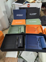 2025 Cahier d'Affaires Personnalisé Haut de Gamme en Similicuir PU avec Logo, Stylo et Coffret Cadeau d'Entreprise