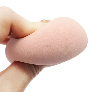 ฟองน้ำแต่งหน้าเนื้อครีมนุ่มพิเศษใช้ซ้ำได้ทรงลูกพีชแบบไม่มีลาเท็กซ์ - Product Image 5