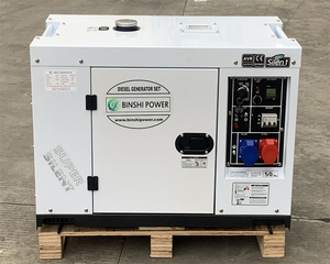 Generador diésel de potencia silenciosa 10KVA 10KW alternador de CA monofásico generadores diésel Dinamo - Product Image 1
