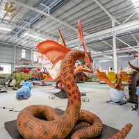 JAD-11 Serpent Monstre Modèle Animatronic Dinosaur Fabricant Mécanique Dragon Modèle