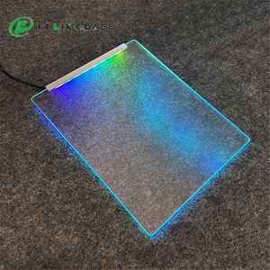 Tapis de souris de jeu en verre photovoltaïque RVB personnalisé, tapis de souris en verre RVB à couleurs réglables pour le jeu e-sport - Product Image 6