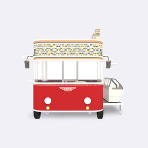 Fast Deep <b>Fryer</b> Food Truck Water Tank System Kebab Kitchen Food Trailer Friteuse Food Truck for Coffee Shop - Product Image 2