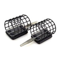 Cage d'alimentation de pêche à la carpe, accessoires de pêche, mangeoire avec manchons Anti-emmêlement 30g/40g/50g/60g