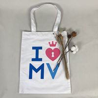 Moda cep yeniden kullanılabilir ağır alışveriş Tote yalıtımlı organik pamuk Tote çanta düz tuval