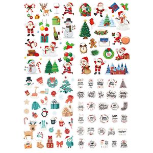 Cross-Border <strong>Nordic</strong> <strong>Style</strong> Christmas Stickers <strong>Children's</strong> Cartoon Gifts Snowflake Santa DIY Party Decoration Journal 4 <strong>Sheets</strong>/Set - Product Image 3
