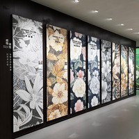 Carreaux muraux modernes et simples en ardoise pour téléviseur, 800x2600x9mm, en pierre frittée, pour salon