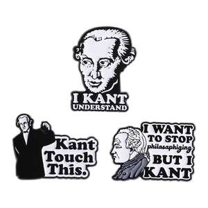 Broche Portrait penseur classique Emmanuel <span class=keywords><strong>Kant</strong></span> broche <span class=keywords><strong>de</strong></span> <span class=keywords><strong>philosophie</strong></span> pour les festivités du nouvel an ange croix accessoire <span class=keywords><strong>de</strong></span> mode pour - Product Image 6