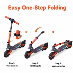 Patinete Eléctrico Plegable E02 de 6.5 Pulgadas, <span class=keywords><strong>Motor</strong></span> de 130 W, 3 Velocidades, 8/12/14 km/h, Certificado CE, Patinete Eléctrico para Niños - Product Image 5