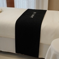 Ensemble de draps de table de massage blancs, soyeux, sans produits chimiques et écologiques, extra doux et confortables