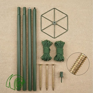 Poteau de support <span class=keywords><strong>camouflage</strong></span> à assemblage rapide sans vis, avec <span class=keywords><strong>filet</strong></span> d'ombrage <span class=keywords><strong>camouflage</strong></span> respirant assorti, personnalisable pour le camping et la chasse - Product Image 3