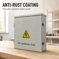 Caja Combinadora Solar, Caja Combinadora Fotovoltaica, Carcasa Metálica Impermeable para Montaje en Pared Exterior para Sistema Solar Fotovoltaico, Venta al Por Mayor OEM