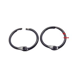 YIWANG Anneaux de reliure métalliques noirs de 0,75 pouce pour classeur à anneaux, pour rideaux - Product Image 1