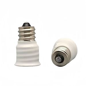 HoneyFly <span class=keywords><strong>E12</strong></span> a <span class=keywords><strong>E14</strong></span>, soporte para lámpara, soporte para PC, 220V 2A, conector convertidor de PC, adaptador de Base de bombilla halógena, accesorios de iluminación - Product Image 3