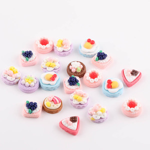 จี้เรซิ่นรูปเค้กหลากสี สำหรับงาน DIY อุปกรณ์ตกแต่งเครื่องประดับ เคสมือถือ ของสะสม - Product Image 5