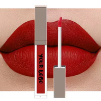 Rouge à lèvres liquide mat de haute qualité, vente en gros, faible MOQ, imperméable, doux, végétalien, sans marque