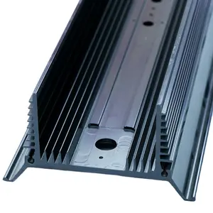 Perfil da placa do radiador eletrônico grande personalizado perfil do dissipador de calor de alumínio extrusado