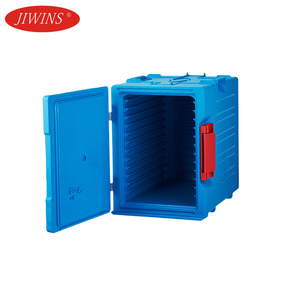 Contenedores de <span class=keywords><strong>alimentos</strong></span> de carga superior con aislamiento frontal azul de alta capacidad para servicio de restaurante - Product Image 5