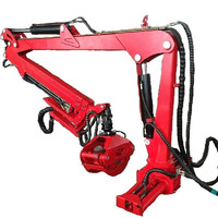 Rimorchio Forestale Serie RC con Gru/Graffa Rotante per Trasporto Legname, Modello Forest King, in Vendita