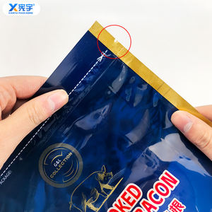 Dondurulmuş et süt jöle plastik ambalaj gıda sınıfı için özelleştirilmiş % vakumlu gıda torbası naylon 3-Sides mühür baskılı Logo - Product Image 5