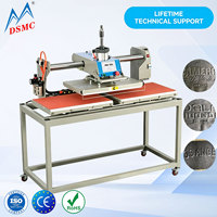 Machine de transfert thermique automatique pneumatique pour estampage à chaud et gaufrage de logos en cuir, modèle DS-2B460E