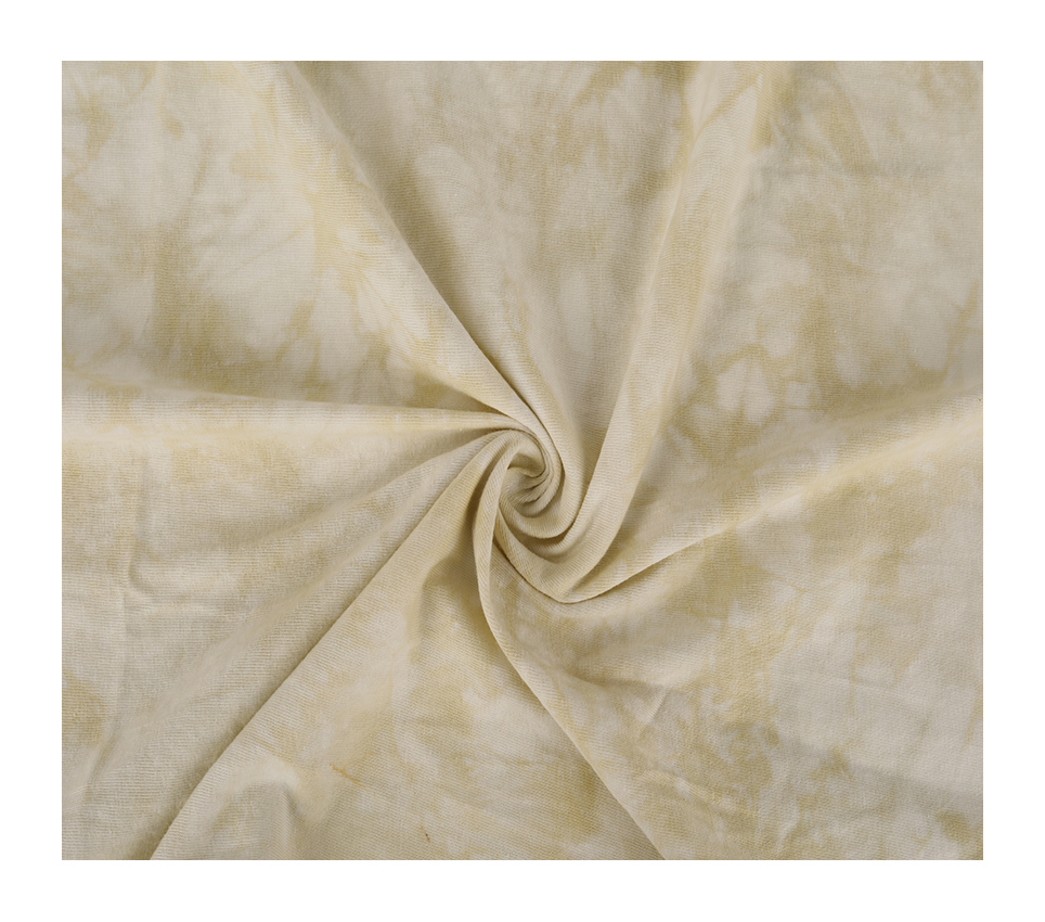 Newest Design Hot Sale 100% Cotton Tie Dye Fabric Soft Jersey Knit Hand Dyed Cotton Fabric