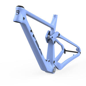 <span class=keywords><strong>Marco</strong></span> de <span class=keywords><strong>Bicicleta</strong></span> de Fibra de Carbono <span class=keywords><strong>MTB</strong></span> de <span class=keywords><strong>Doble</strong></span> <span class=keywords><strong>Suspensión</strong></span> TFSA 15/17/19 para Montaje Propio con Acabado Brillante para Carreras - Product Image 2