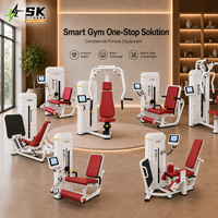 Soluciones Inteligentes para Gimnasios SK One Stop con Pantalla de 15.6 Pulgadas, Equipo de Fitness Comercial Completo, Máquina de Entrenamiento de Fuerza Digital con IA