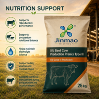 Aditif Pakan Ternak 5% Mineral & Unsur Mikro Kelas Pakan Sapi Daging dengan Vitamin & Asam Amino Aditif Pakan Asam Amino