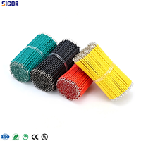 Fil de raccordement PVC 16AWG-28AWG en cuivre étamé sans plomb, pré-coupé et dénudé aux deux extrémités, pour appareils électroménagers