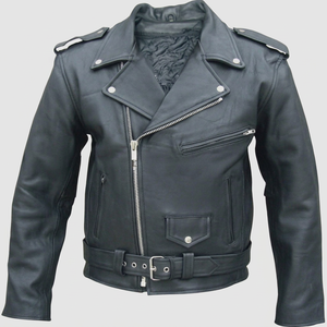 Chaquetas Bomber Casuales de Invierno Brando Tallas Grandes, Transpirables, de Cuero Vacuno, de Secado Rápido, Ecológicas, con Cierre de Cremallera - Product Image 1