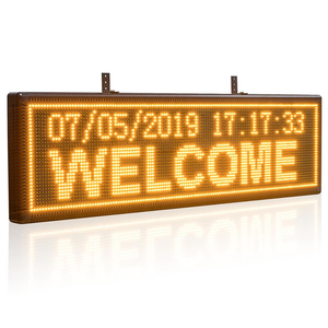 High Brightness P10mm SMD <strong>LED</strong> <strong>Display</strong> Module Yellow Color 320x160mm Waterproof Outdoor Matrix Digital Signage <strong>Displays</strong> - Product Image 3