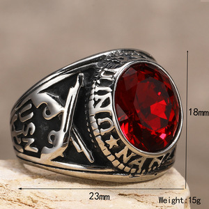 Moda europea y americana personalidad punk rock titanio acero fuego nube anillo masculino retro tendencia <span class=keywords><strong>Street</strong></span> <span class=keywords><strong>Fighter</strong></span> - Product Image 1