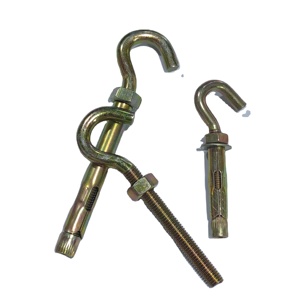 Boulons d'ancrage à manchon en acier au carbone zingué avec boulon à tête de type <span class=keywords><strong>crochet</strong></span> en J <span class=keywords><strong>pour</strong></span> la fixation de <span class=keywords><strong>mur</strong></span> en béton - Product Image 5