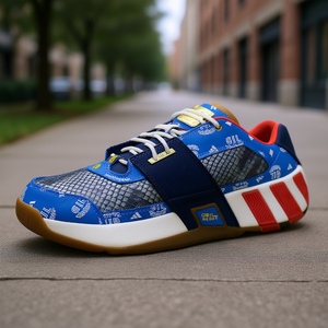 Adidas Agent Gil Restomod Baskets Unisexe Taille 10 Bleu Marine Collège Doublure en Maille Chaussures de Marche Tendance Rehaussantes - Product Image 2