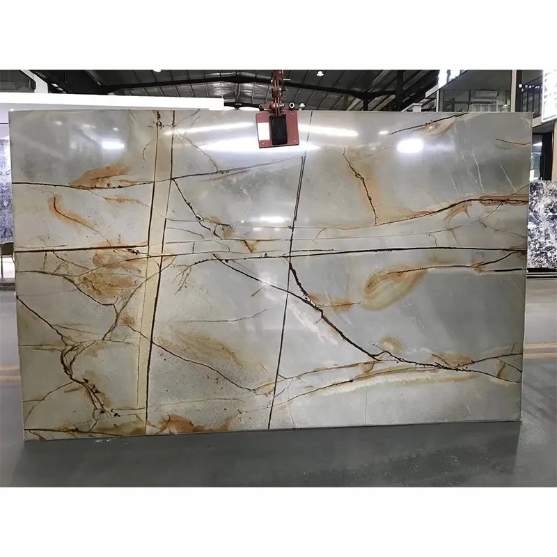 Slabs Quartzite Stone Brazil Rome Impression Blue Modern Granite Polished Calcite Cut-to-size Products Quality Assurance and OEM
