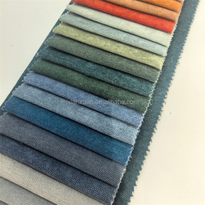 Bán buôn 100% <span class=keywords><strong>polyester</strong></span> Linen cái nhìn sofa vải nhiều màu sắc nhuộm đồng bằng dệt kỹ thuật nhà máy giá rẻ giá trong kho các mặt hàng - Product Image 6