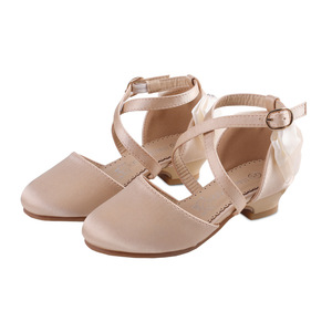 <span class=keywords><strong>Scarpe</strong></span> da festa nuziale in raso <span class=keywords><strong>con</strong></span> fiocco bianco per ragazze <span class=keywords><strong>scarpe</strong></span> da banchetto - Product Image 5