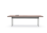 Table de conférence en bois massif de qualité supérieure, bureau de direction, durable, moderne et minimaliste pour les salles de réunion