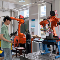 Máquina de Soldadura Láser Robótica de 6 Ejes 3D de Alta Calidad Hjz, Robot Industrial para Soldadura Láser de Metales