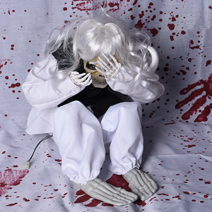 Fantasma Llorón de Seda para Halloween, Decoración Moderna para Bares, KTV, Accesorios de Broma, Escape Room, Casa Embrujada - Product Image 2