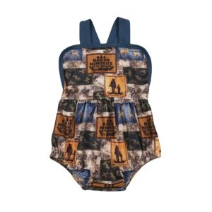 Combinaison sans manches pour bébé fille, imprimé camouflage cerf, vente en gros, ensemble pour enfant SR3925 rts - Product Image 1