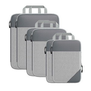 Organizadores de Equipaje de Viaje Expandibles de Lujo, 6 Piezas, Cubos de Compresión para Ropa, Bolsas de Almacenamiento - Product Image 1