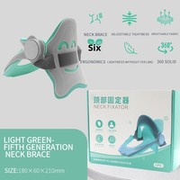 Bretelles de cou Support de cou réglable. Dispositif de traction cervicale ergonomique Correcteur de posture du cou