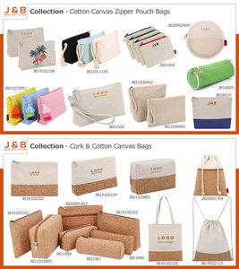 Pochette Organizer da Viaggio Personalizzata per Trucchi e Articoli da Toilette in Tela Naturale e Sughero, Ecologica, Riciclabile con Cerniera e Logo Stampato, Borsa Regalo Unica all'Ingrosso - Product Image 6